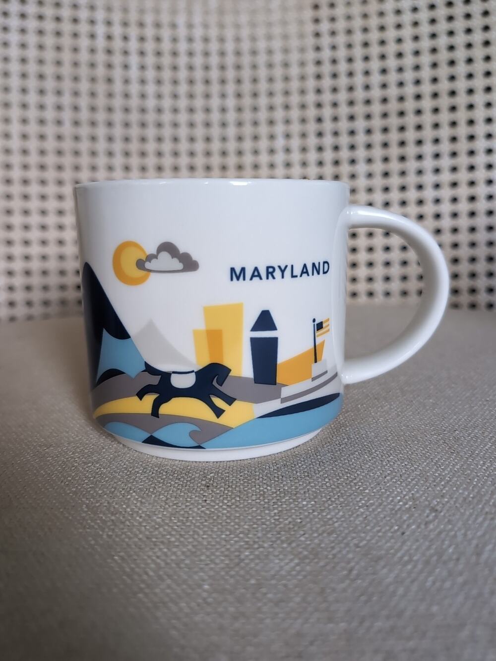 2015 Starbucks You Are Here Collection MARYLAND 14oz Coffee Tea Mug